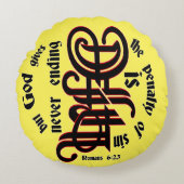 Coussin rond (Devant)