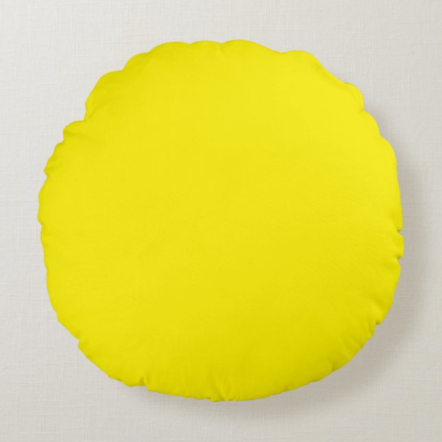 Coussin rond à deux cercles (Devant)