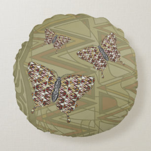 Coussin rond africain Swallower