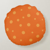 Coussin rond aux agrumes d'orange (Dos)