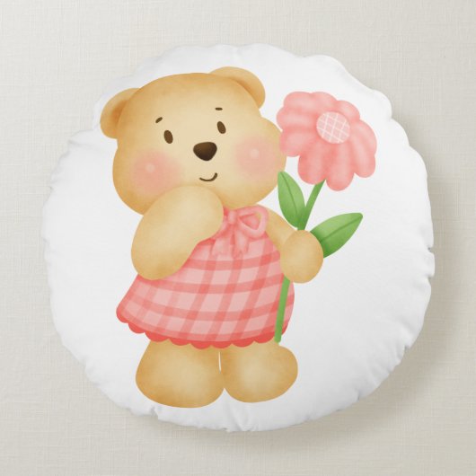 Coussin rond bébé (Devant)