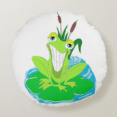 Coussin rond Cute Frog (Dos)