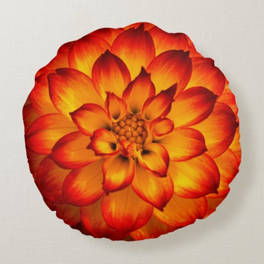Coussin rond Dahlia (Dos)