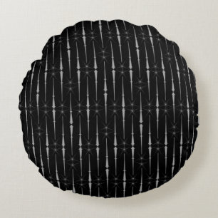 Coussin rond de baguettes magiques