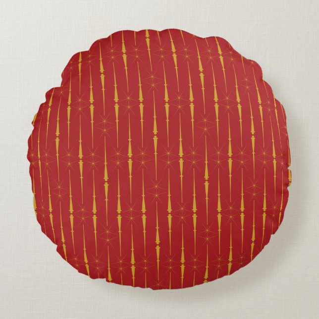 Coussin rond de baguettes magiques (Devant)