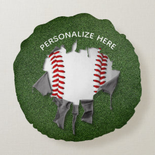 Coussin rond de baseball déchu