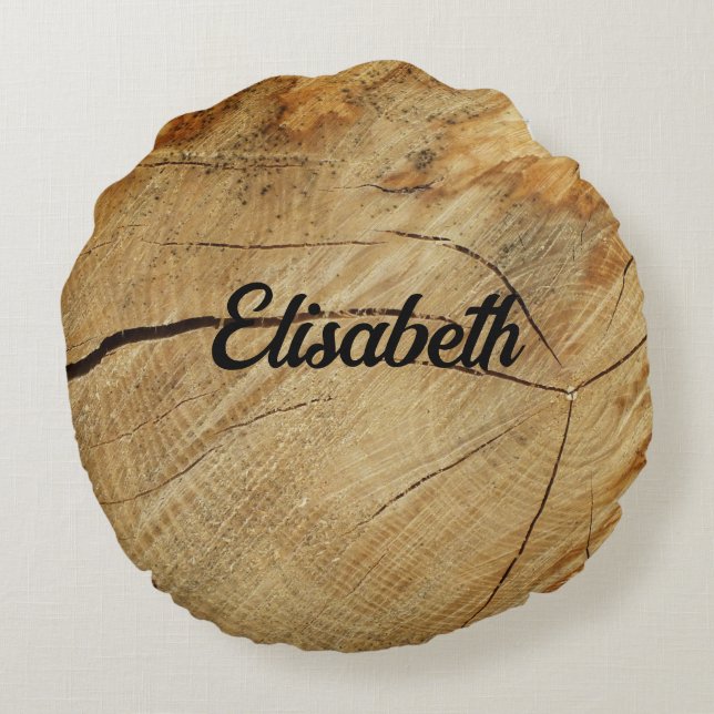 coussin rond de bois (Dos)