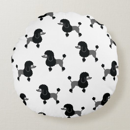 Coussin rond de caniche (Devant)