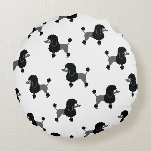 Coussin rond de caniche (Dos)