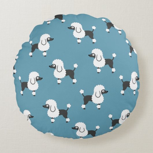 Coussin rond de caniche (Devant)