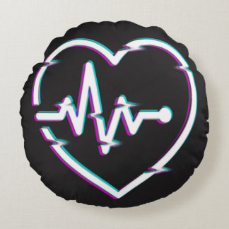 Coussin rond de contrôle cardiaque