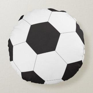 Coussin rond de fans de foot