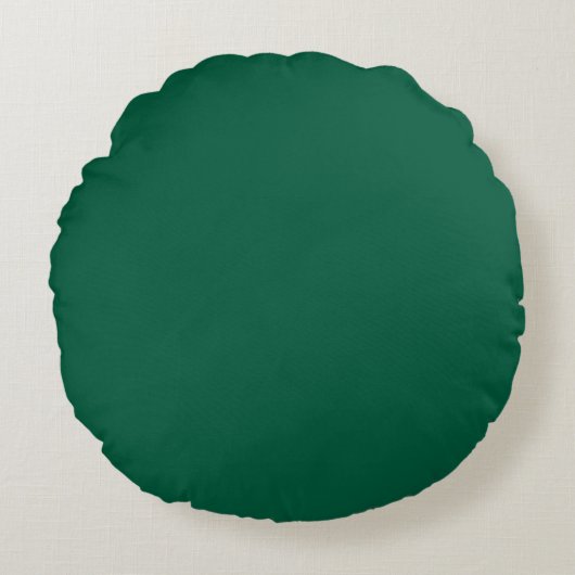coussin rond de jet profond vert (Devant)