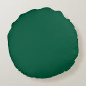 coussin rond de jet profond vert (Dos)