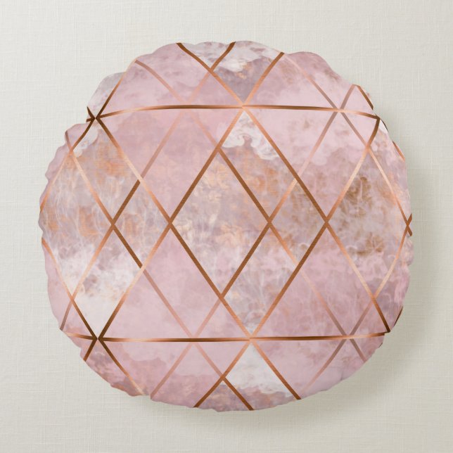 Coussin rond de l'en cuivre X (Devant)