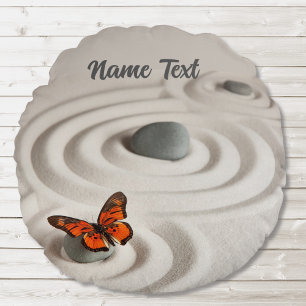 Coussin Rond de Méditation de Jardin Zen