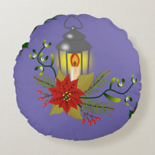 Coussin Rond de Noël, Ange de Noël