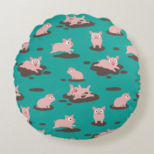 Coussin rond de porcelets