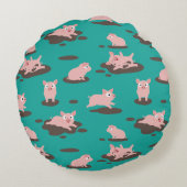 Coussin rond de porcelets (Dos)