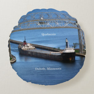 Coussin rond de Quebecois