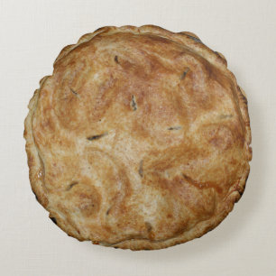 Coussin rond de tartes aux pommes