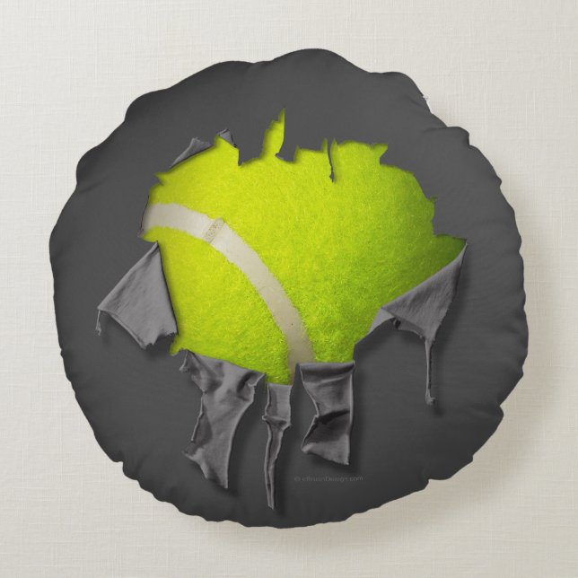 Coussin rond de tennis Torn (Dos)