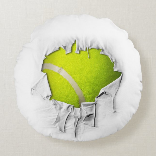 Coussin rond de tennis Torn (Devant)