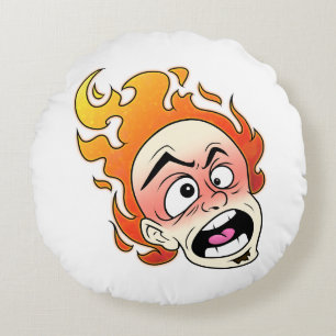 Coussin Rond de tête de pompier Scovillelicic