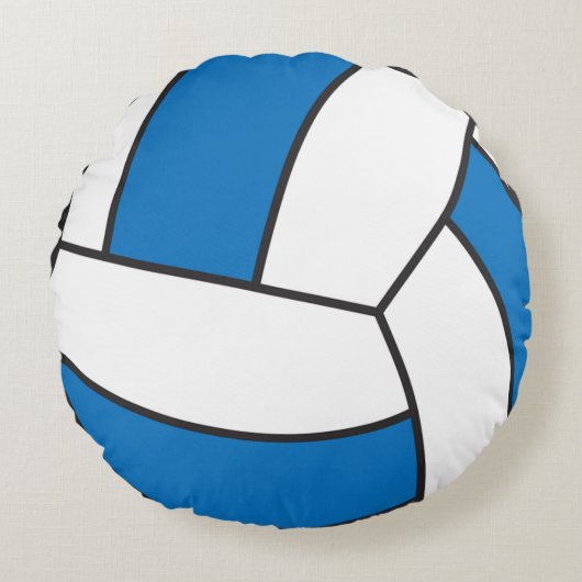 Coussin rond de volley-ball (Devant)