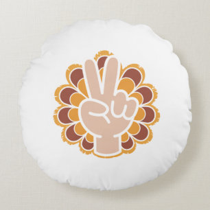 Coussin rond Doigts puissants