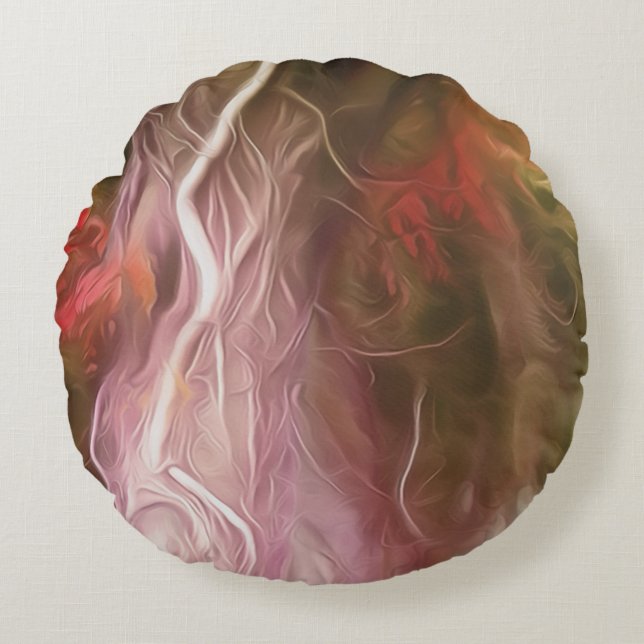 Coussin Rond Dream Light Red Tree (Devant)