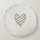 Coussin rond du coeur (Dos)