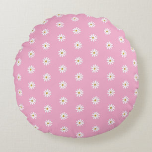 Coussin rond Flower Design florissant pour décorat