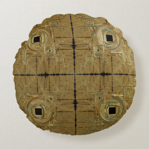 Coussin rond Gold Rush