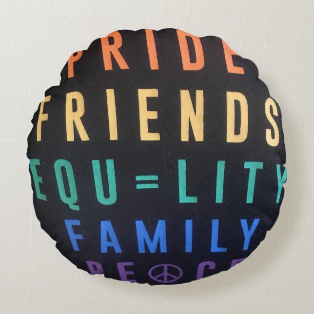 COUSSIN rond LGBTQ (Devant)