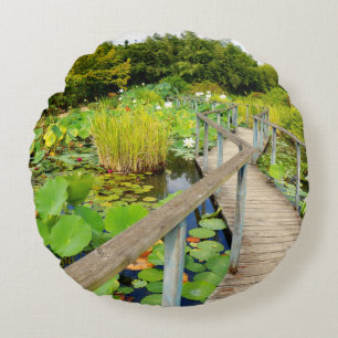 Coussin rond Lily Pond