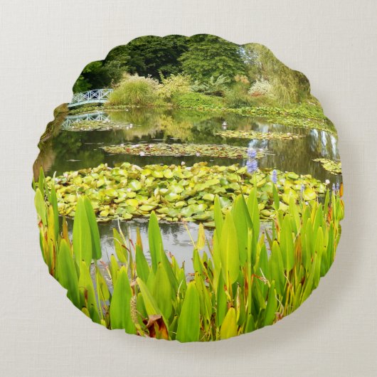 Coussin rond Lily Pond (Devant)
