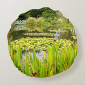Coussin rond Lily Pond (Dos)