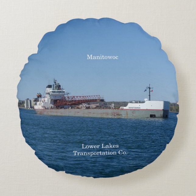 Coussin rond Manitowoc (Devant)