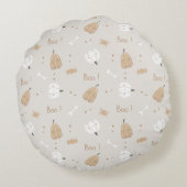 Coussin Rond Motif doux Halloween (Dos)