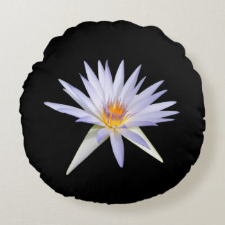 Coussin rond nénuphar