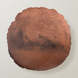 Coussin rond Planète Mars