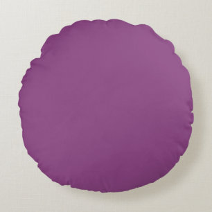 Coussin rond prune