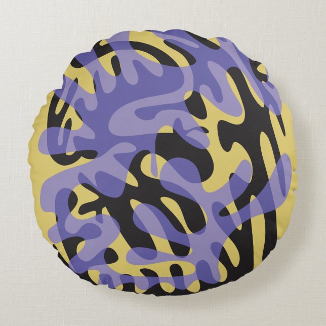 Coussin rond Squidlee Dee (Devant)