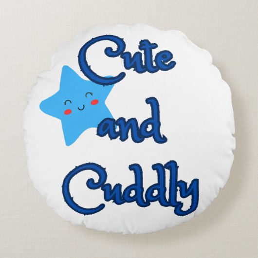 Coussin rond Star Hug (Devant)