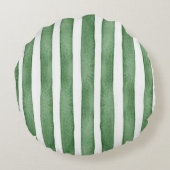 Coussin Rond Teinté de Vert (Dos)