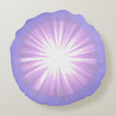 Coussin rond violet Sun Fairy (Dos)