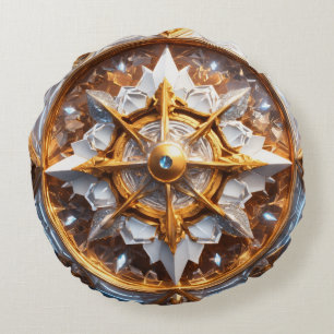 Coussin ronde - Décor élégant et confortable