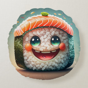 Coussin ronde en Sushi - Design Whimsical Amusemen