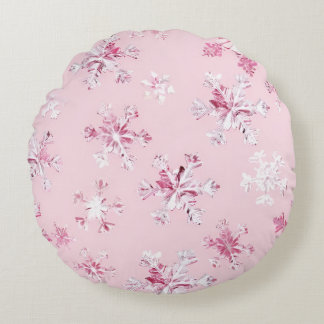 Coussin ronde et coussin qui apporte des rêves ros